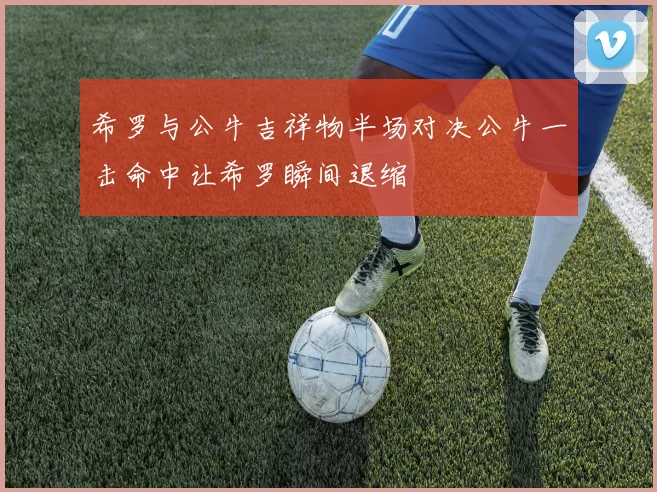 希罗与公牛吉祥物半场对决公牛一击命中让希罗瞬间退缩